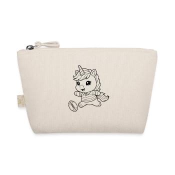 Unicorn American Football - Organic Pouch - nature - Front