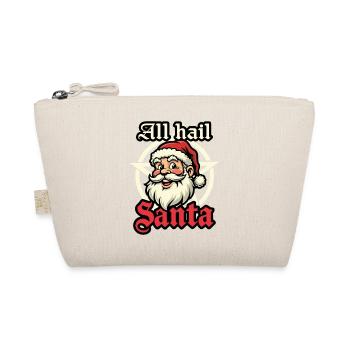 All hail Santa - Organic Pouch - nature - Front