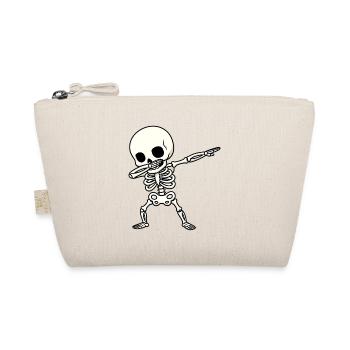 Funny Skeleton Dab - Organic Pouch - nature - Front