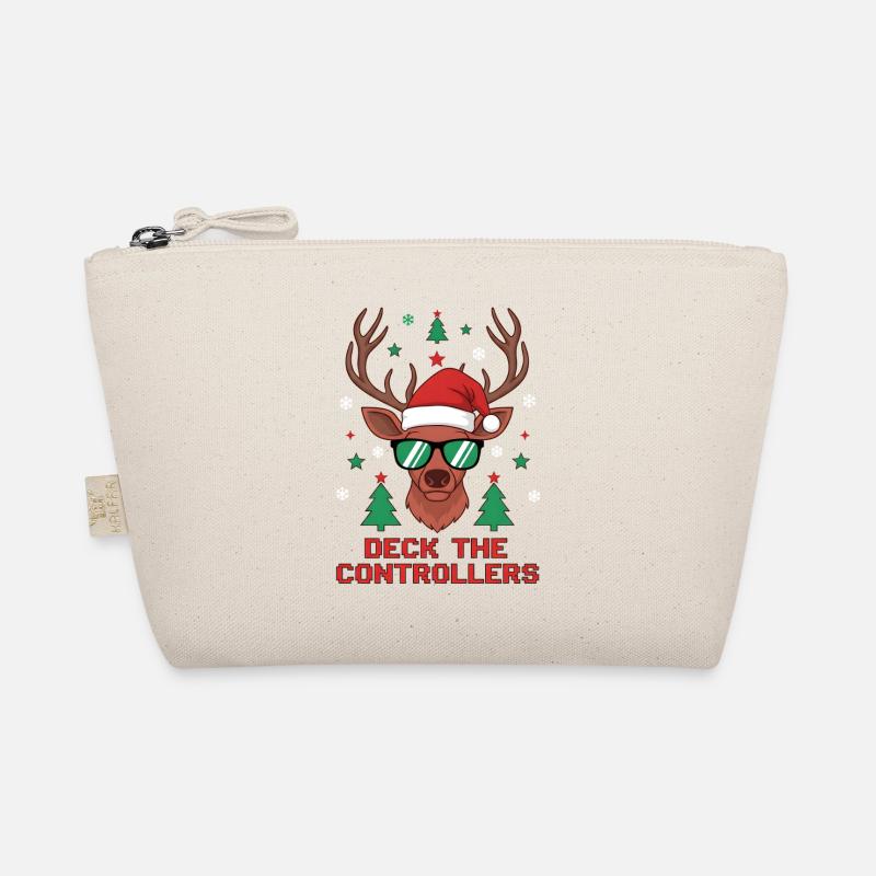 Deck the Controllers Reindeer Organic Pouch