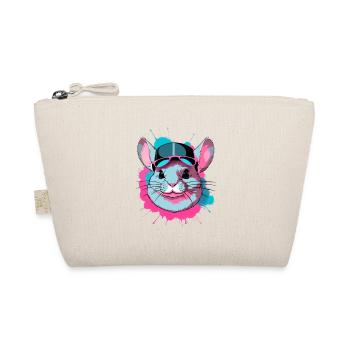 Chinchilla coloré avec chapeau et lunettes de soleil - Trousse biologique - nature - Devant