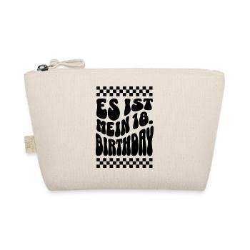 Retro Design It's My 18th Birthday - Organic Pouch - nature - Front