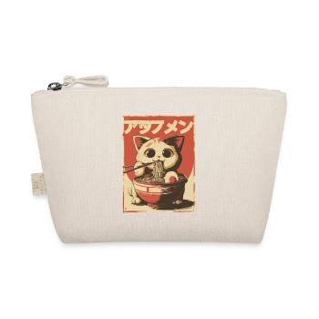 Lucky Cat Ramen Japan Streetwear Design - Organic Pouch - nature - Front