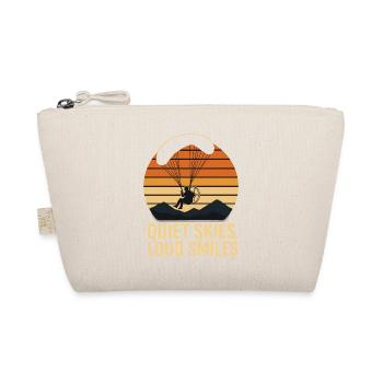 Calm skies, loud smiles Paragliding - Organic Pouch - nature - Front