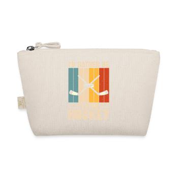 Hockey Hockey sur glace Cadeau pour joueur de hockey sur glace - Trousse biologique - nature - Devant