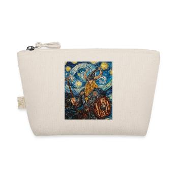 Viking Van Gogh Style - Organic Pouch - nature - Front