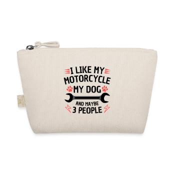 Moto chien drôle citation - Trousse biologique - nature - Devant