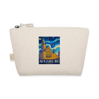 Augsburg Skyline Wirbel - Bio-Täschchen - Natur - Vorne