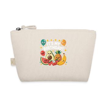  Its My Birthday Kawaii Obst Party Avocado Ananas - Bio-Täschchen - Natur - Vorne