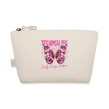 Birthstone Tourmaline October - Organic Pouch - nature - Front