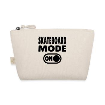 Skateboard Fashion ON - Organic Pouch - nature - Front