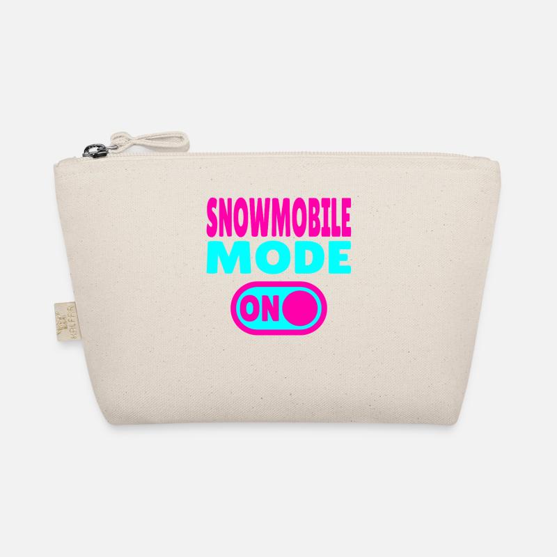 Snowmobile Mode ON - Bio-Täschchen - Natur