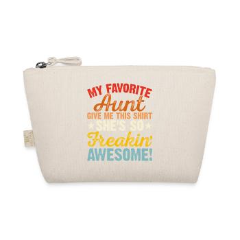 Tante Cadeau Meilleure Tante Du Monde - Trousse biologique - nature - Devant