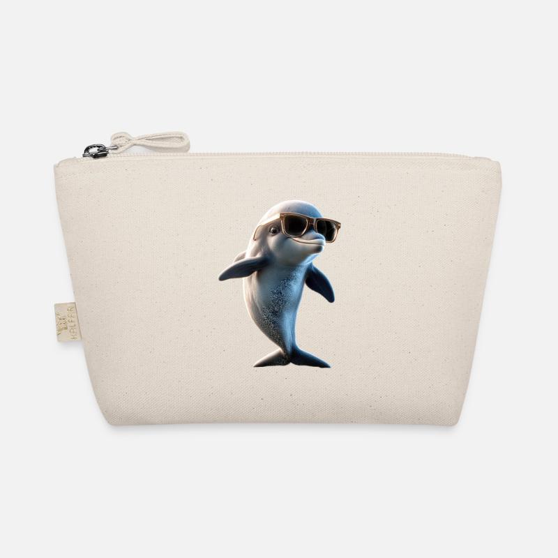 Dolphin Diver Dolphins Ocean Cute Dolphins Dolphin Organic Pouch