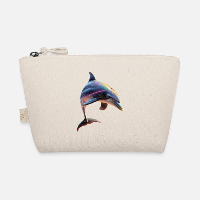 Dolphin Diver Dolphins Ocean Cute Dolphins Dolphin Organic Pouch