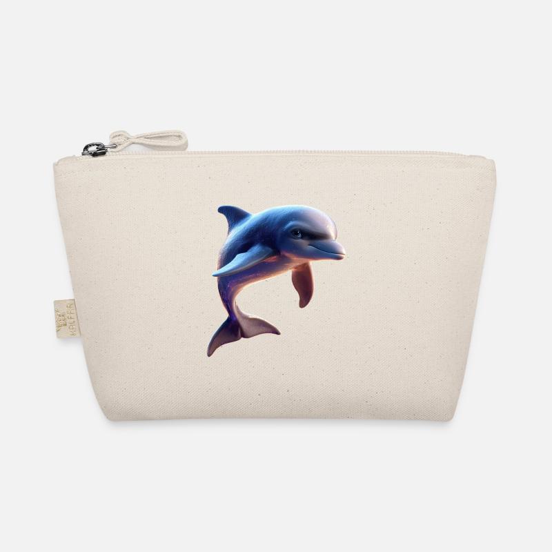 Dolphin Diver Dolphins Ocean Cute Dolphins Dolphin Organic Pouch