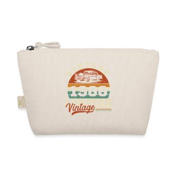 1986 Vintage Retro Geburtstagsgeschenk - Bio-Täschchen - Natur - Vorne