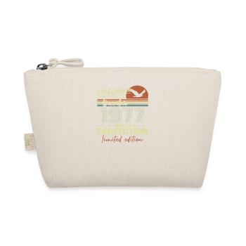 48th Birthday | Original December 1977 - Organic Pouch - nature - Front