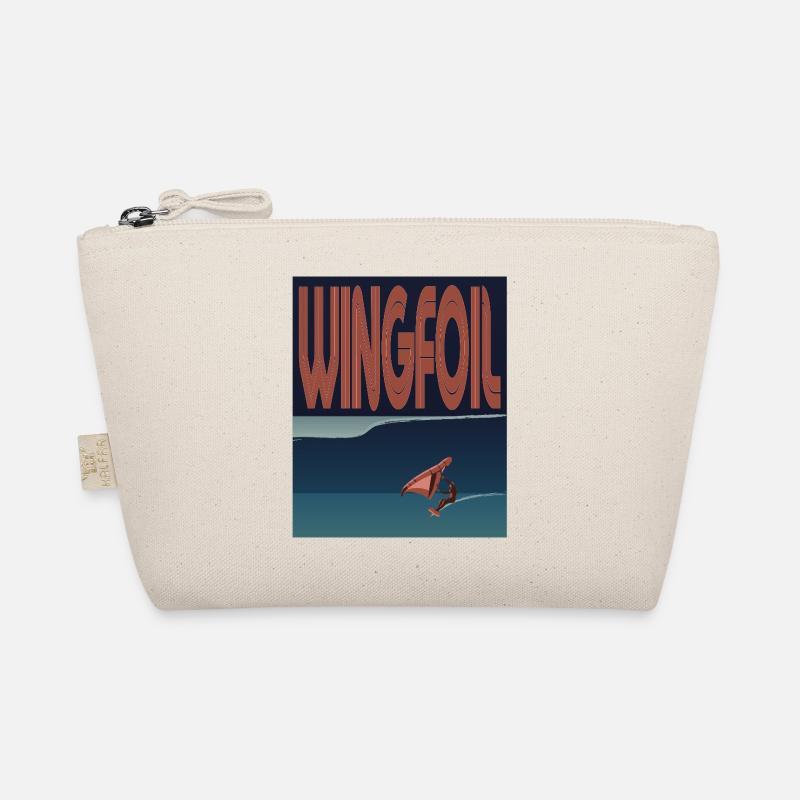 Wingfoiler Welle - Bio-Täschchen - Natur