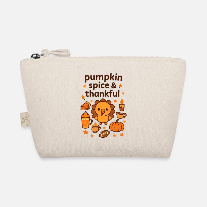 Pumpkin Spice Turkey Charm Organic Pouch