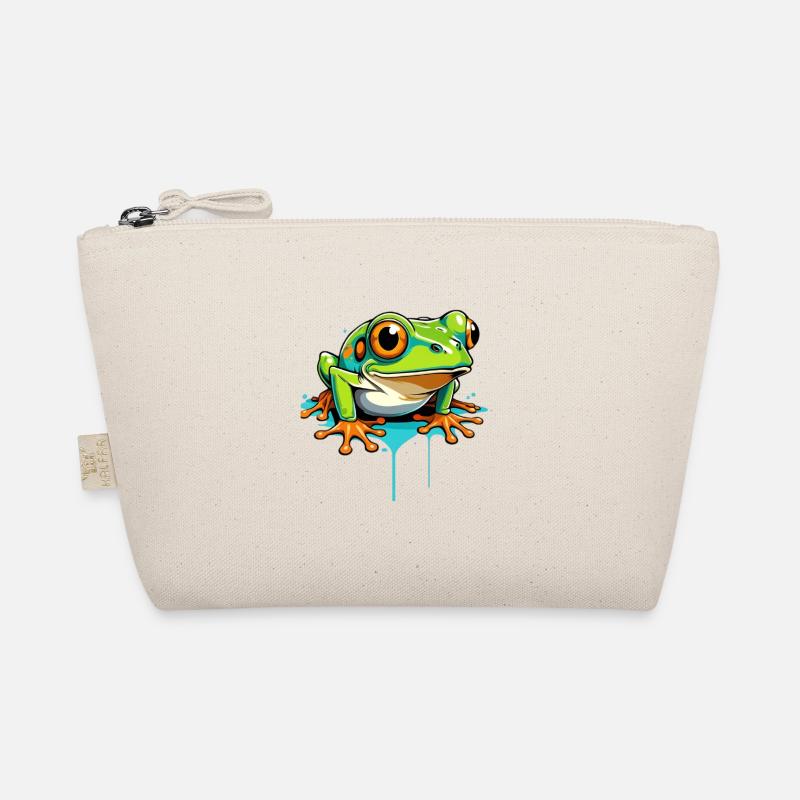 grenouille graffiti néon éclaboussure Trousse biologique