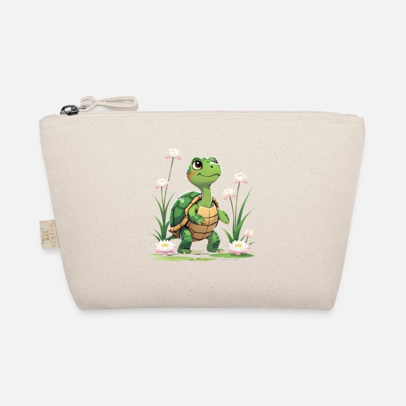 Tortue heureuse dans une mer de fleurs Trousse biologique