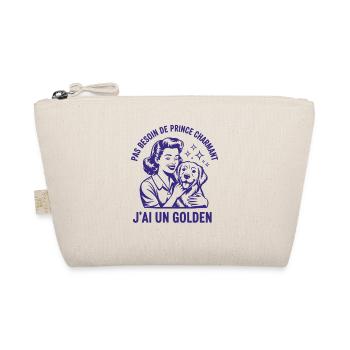Kein Bedarf für den Märchenprinzen, ich habe ein goldenes - Bio-Täschchen - Natur - Vorne
