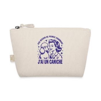 Pas Besoin de Prince Charmant j'ai un caniche - Trousse biologique - nature - Devant