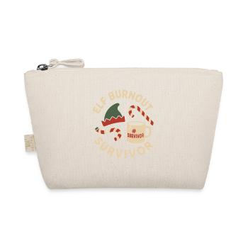 Holiday Hangover Post Christmas Mood New Year - Organic Pouch - nature - Front