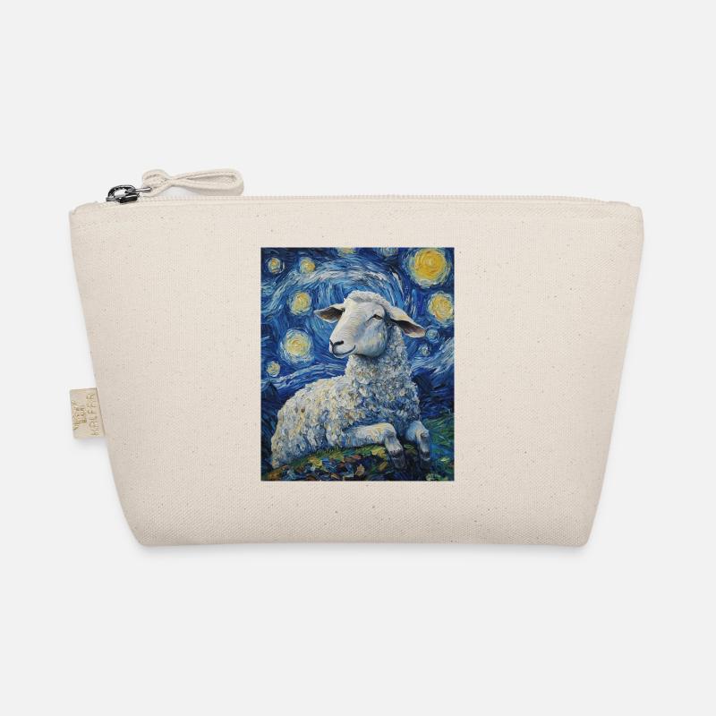 Mouton style Van Gogh Nuit étoilée Trousse biologique