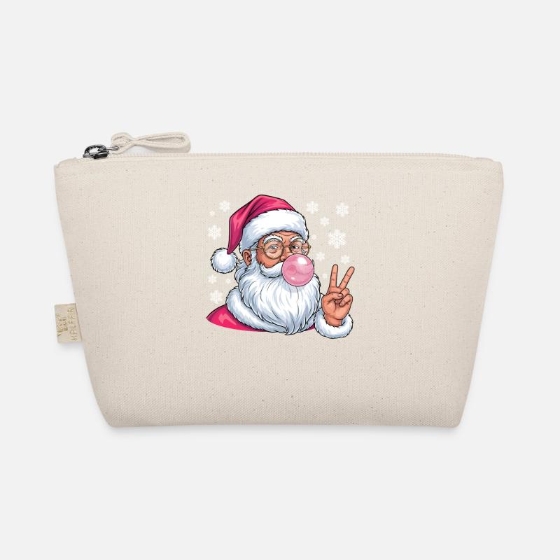 Weihnachtsmann Bubble Gum Bio-Täschchen