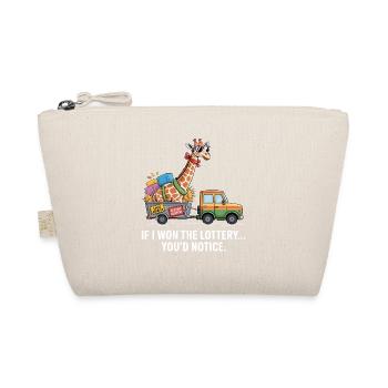 Funny If I Won The Lottery You'd Notice Yacht boat - Organic Pouch - nature - Front