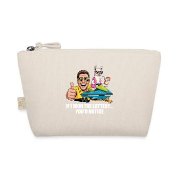 Funny If I Won The Lottery You'd Notice Yacht boat - Organic Pouch - nature - Front