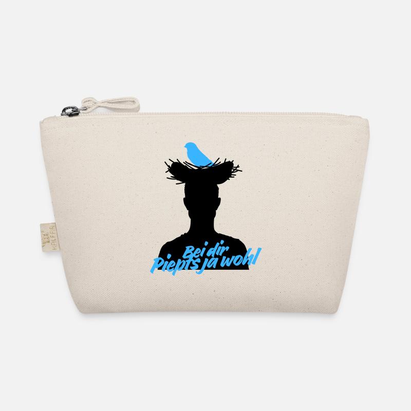 Bei dir piepts ja wohl – Vogel Spruch Bio-Täschchen