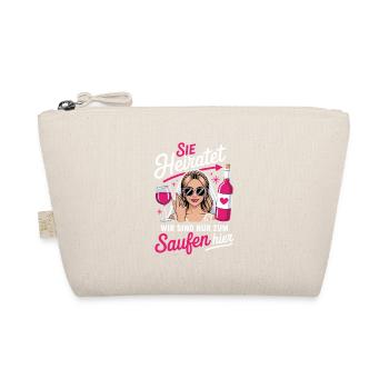 Brides drinking team JGA Junggesellinnenabschied - Bio-Täschchen - Natur - Vorne