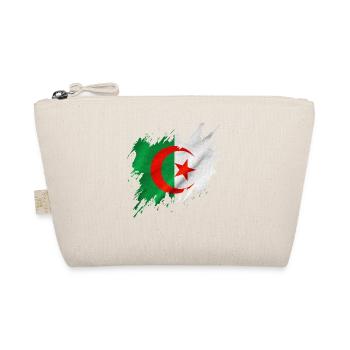 Algerische Flagge, zerrissener Stil - Bio-Täschchen - Natur - Vorne