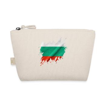 Bulgarian flag, torn style - Organic Pouch - nature - Front