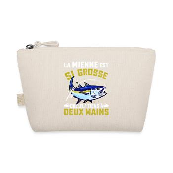Original Fisherman Funny Humor Fishing Gift - Organic Pouch - nature - Front
