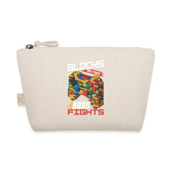 Building Blocks Gamer Gaming Brick Builder - Bio-Täschchen - Natur - Vorne