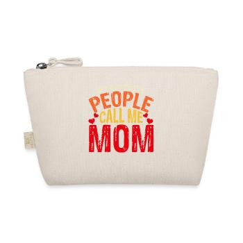 Mama Muttertag Geschenk Weihnachtsgeschenke   - Bio-Täschchen - Natur - Vorne