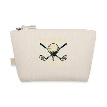 Sprich Birdie Mit Mir Golf Ball Schläger Spieler Humor - Bio-Täschchen - Natur - Vorne