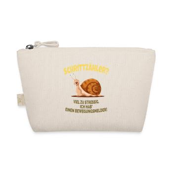 Pedometer? I have a motion detector! - Organic Pouch - nature - Front