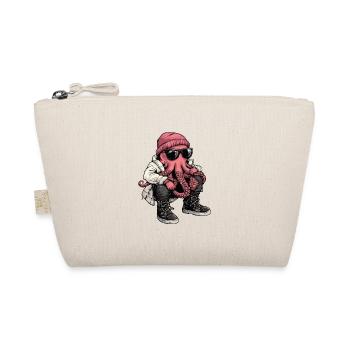 Oktopus Cool Winter - Bio-Täschchen - Natur - Vorne