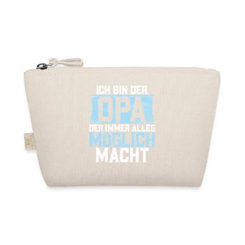 Ich Bin Der Opa Der Immer Alles Möglich Macht - Bio-Täschchen - Natur - Vorne