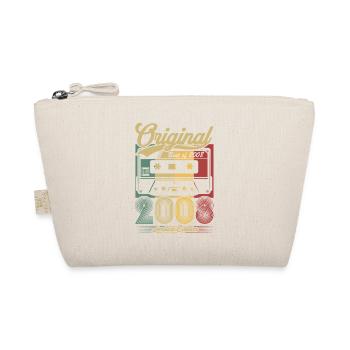 Original 2008 Jahrgang Vintage Geburtstag Retro - Bio-Täschchen - Natur - Vorne
