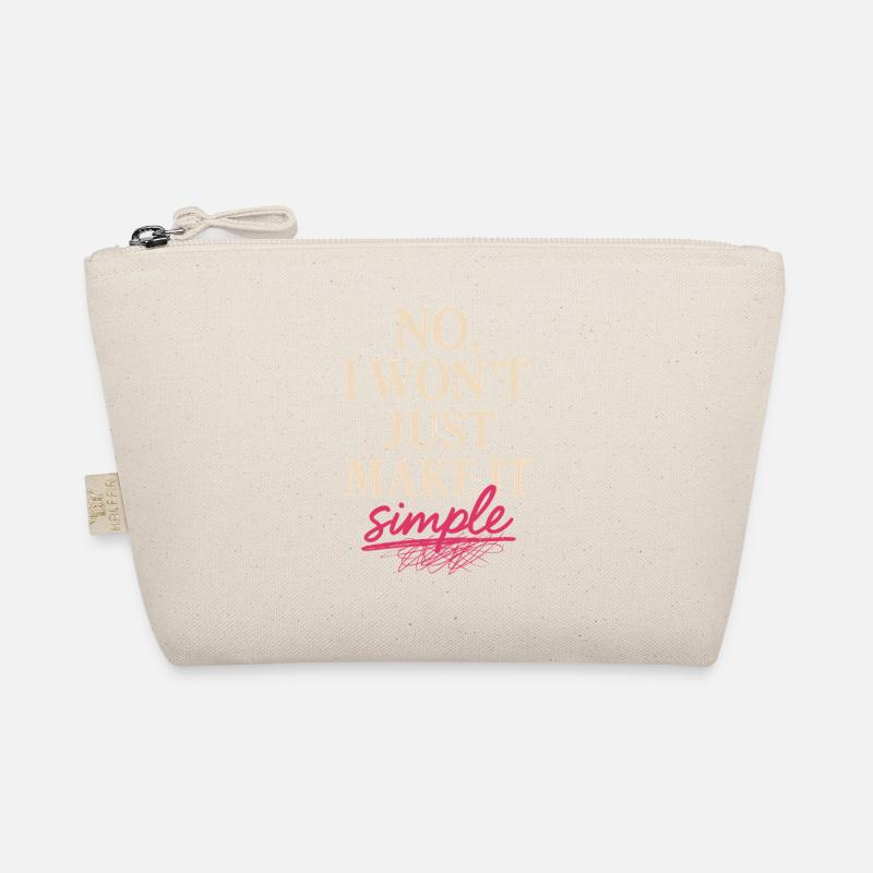 Creative Mindset, Artist Humor, More Chaos Organic Pouch