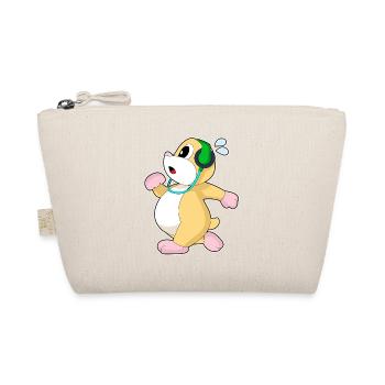 Hamster Jogger Jogging Sports - Organic Pouch - nature - Front