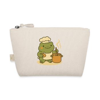 Cooking Frog – Cozy Kitchen Frog - Organic Pouch - nature - Front