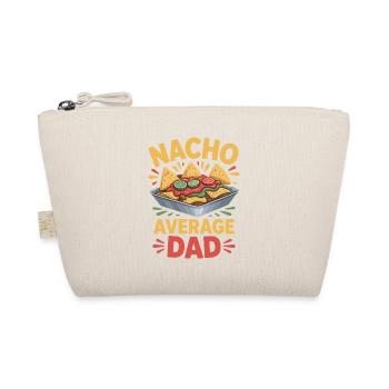 Nacho Average Dad Funny Design - Trousse biologique - nature - Devant