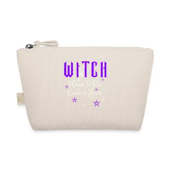 Hexe Witch Woman In Total Control Of Herself - Organic Pouch - nature - Front